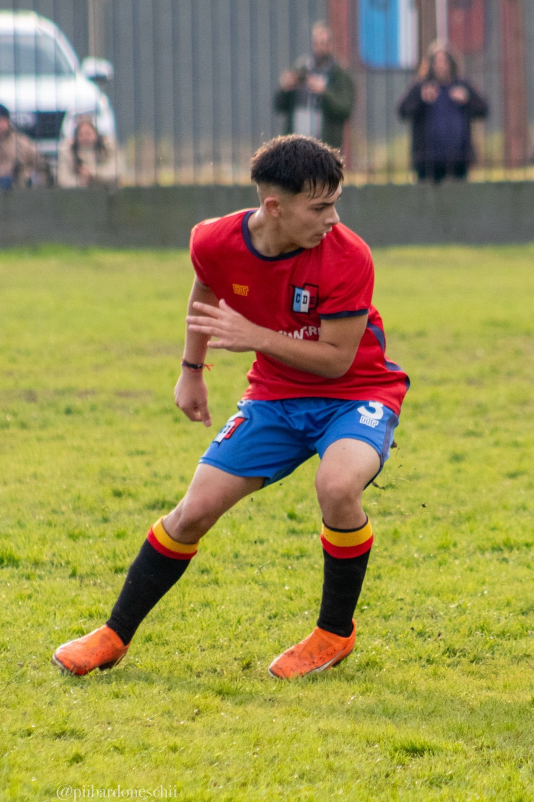 Jugador de la 7.ª en movimiento